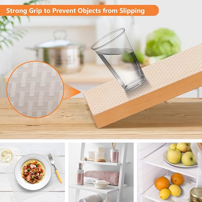 Shelf Liners for Kitchen Cabinets Refrigerator Liners Waterproof Kitchen - Image 7