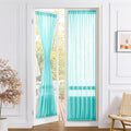 Tollpiz Sheer Door Curtains Closet Linen Textured Curtains Sheer Doorway Light by Tollpiz