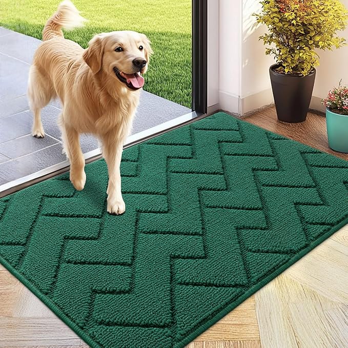hicorfe Front Door Mat Outside Entrance, Stain and Fade Resistant, Non Slip by Hicorfe