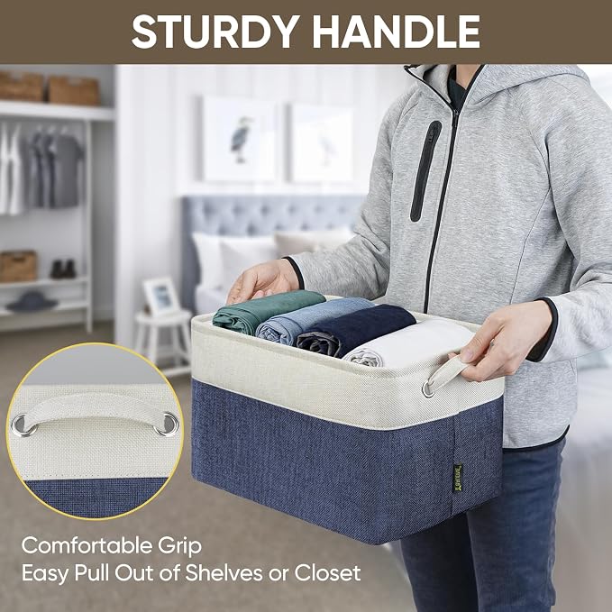 BALEINE 1 Pack Fabric Storage Bins - Image 8