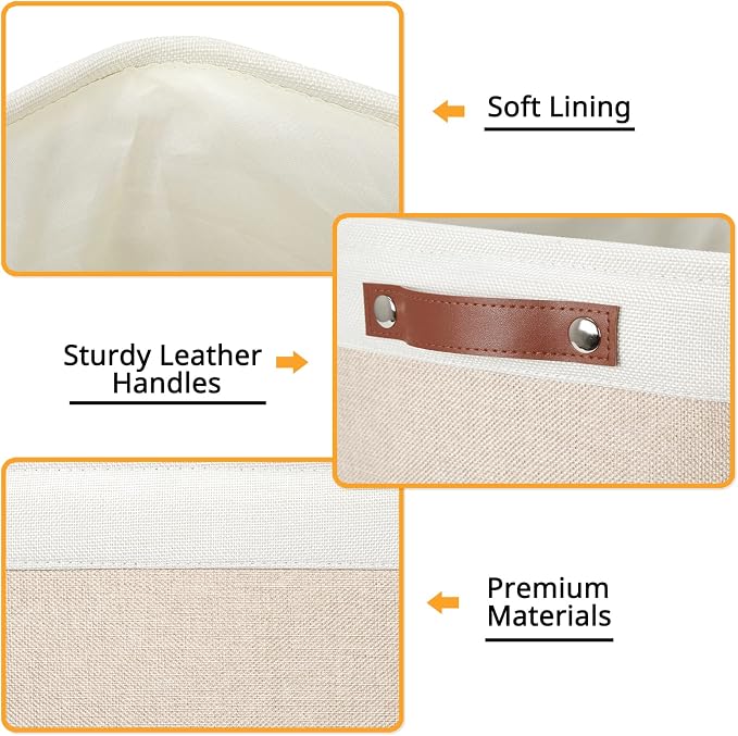 DULLEMELO 2-Pack Large Storage Baskets - Image 6