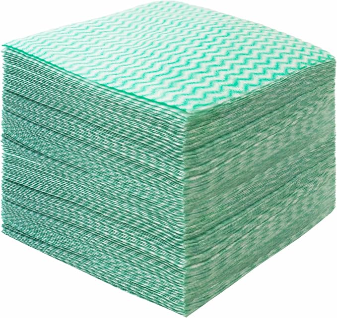 JEBBLAS 100Pack Reusable Cleaning Cloths 11.8‘’x11.8‘’ Handi Wipes Reusable by JEBBLAS