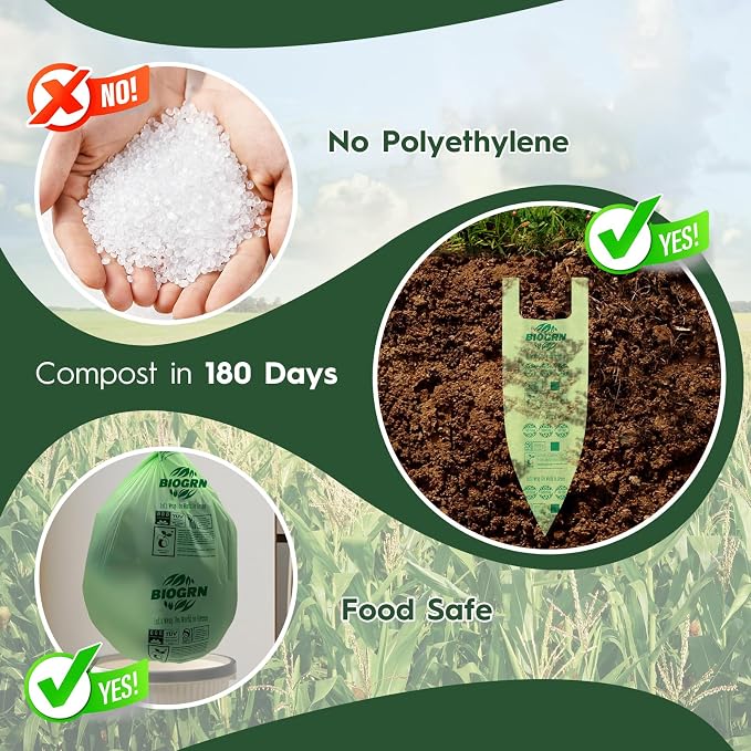 10-13 Gallon Compostable Trash Bags - Image 4