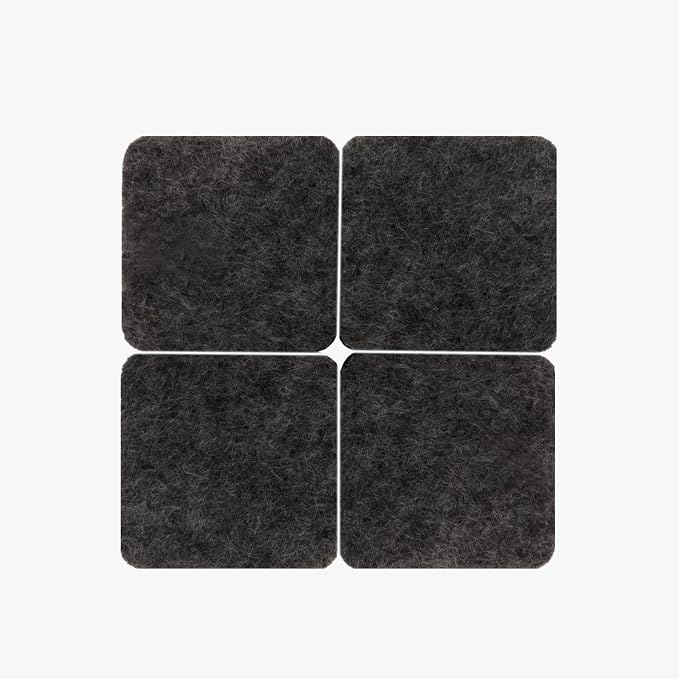 SOFTTOUCH 4717895N Heavy Duty Square Felt Furniture Pads to Protect Hardwood - Image 2