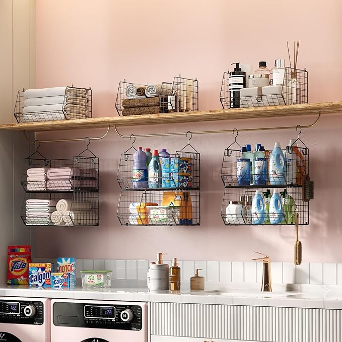 5 Tier Extra Large Closet Hanging Organizer - Image 8