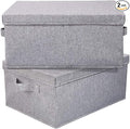 HOONEX Linen Foldable Storage Bins by HOONEX