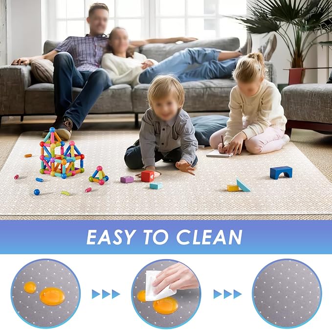 Vicwe Office Chair Mat for Carpeted Floors, Easy Glide Computer Desk Chair Mat - Image 5