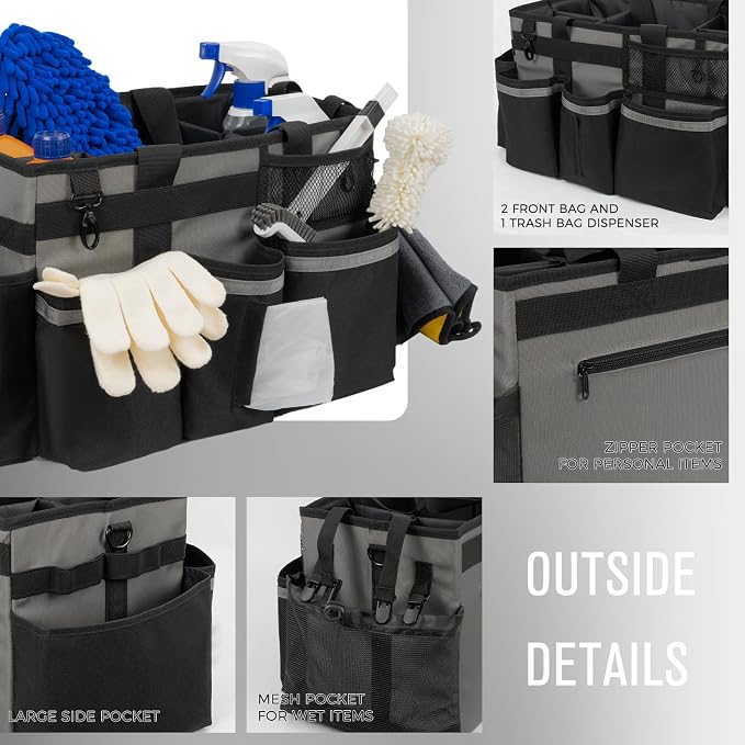 Wearable Cleaning Caddy, Cleaning Caddy Supplies Organizer - Image 3