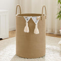Laundry Basket, Woven Cotton Rope Laundry Hamper, 80L by Artfeel