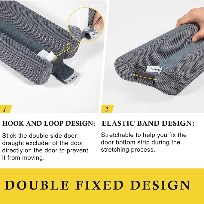 fowong 2 Pack Door Draft Stopper - Image 4