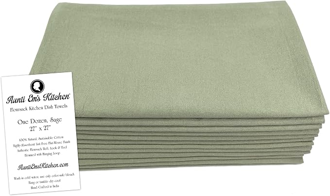 Aunti Em's Kitchen Flour Sack Dish Towels - Image 2