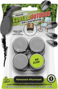 Gorilla Outdoor 1-1/4 Inch Furniture Sliders/Chair Glide Floor Protectors by Slipstick