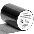 Black Window Screen Repair Tape, 4 in X 15 FT Screen Repair Kit by Secopad