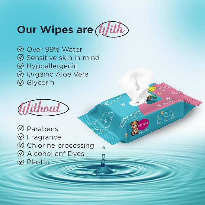 Ioly's Baby Wipes Unscented Wet Wipes 99% Water Based - Image 9