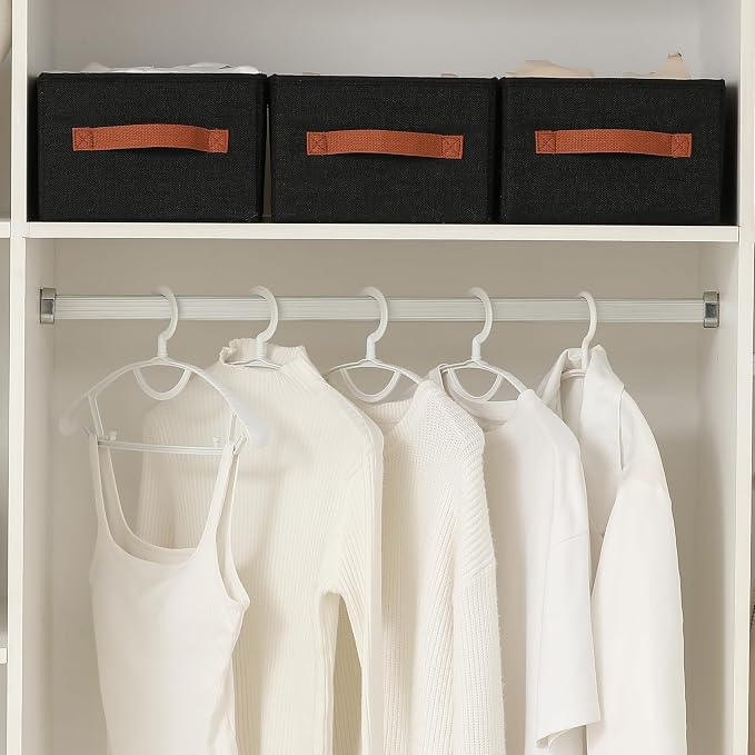 linen closet organizers and storage, 3 Pack Large Storage Baskets, Clothing - Image 8