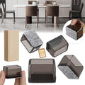 24PCS Rectangular Chair Leg Floor Protectors, Furniture Sliders, Non-Slip Felt by Indemo