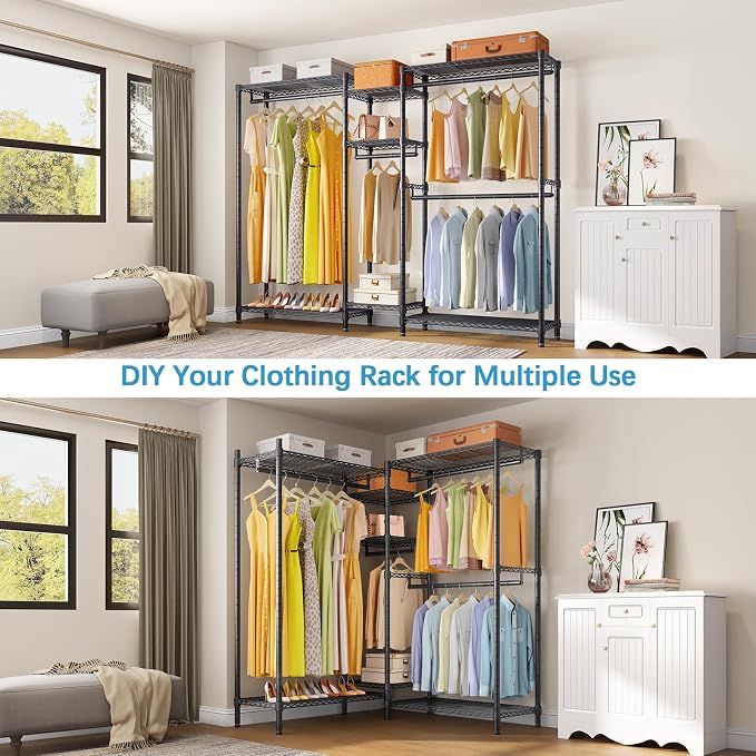 VIPEK Classic V6 Plus Wire Garment Rack Heavy Duty Clothing Rack - Image 3