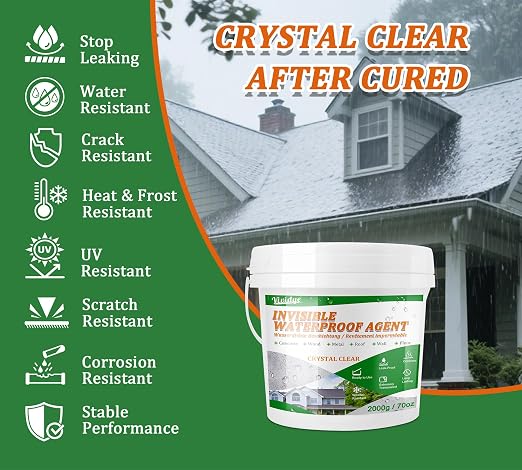 Waterproof Sealant 70oz, Transparent Waterproof Coating - Image 4
