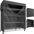 REIBII 45''W Storage Shelves Waterproof Metal Shelving Cover Dustproof Wire by REIBII