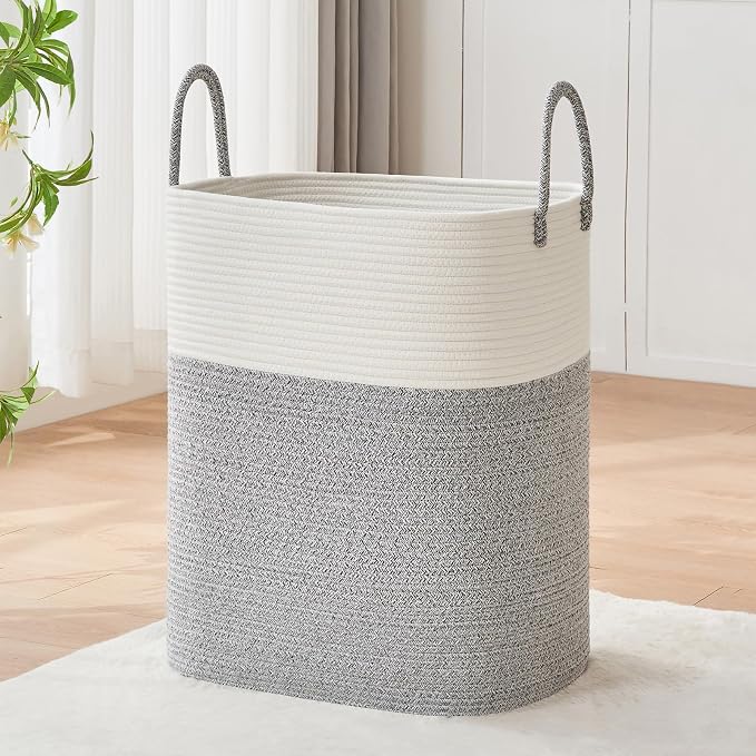 Laundry Basket with Handles by AINUOQI