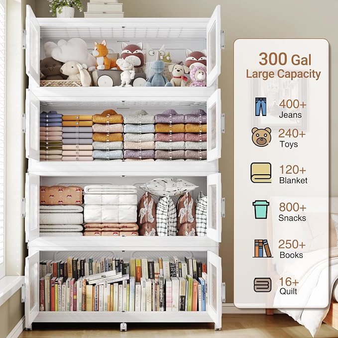 BROVIEW 900 Qt Stackable Storage Bin - Image 5