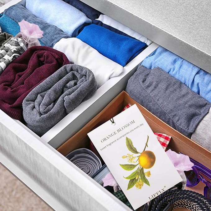 14 Packs Scented Sachets for Drawers and Closets Lavender Fresh Linen Cherry - Image 5