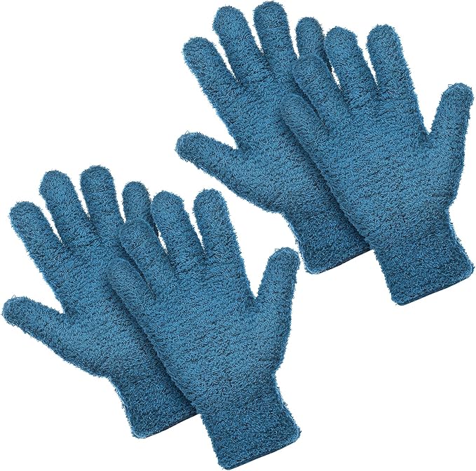 Patelai 2 Pairs Microfiber Gloves by Patelai