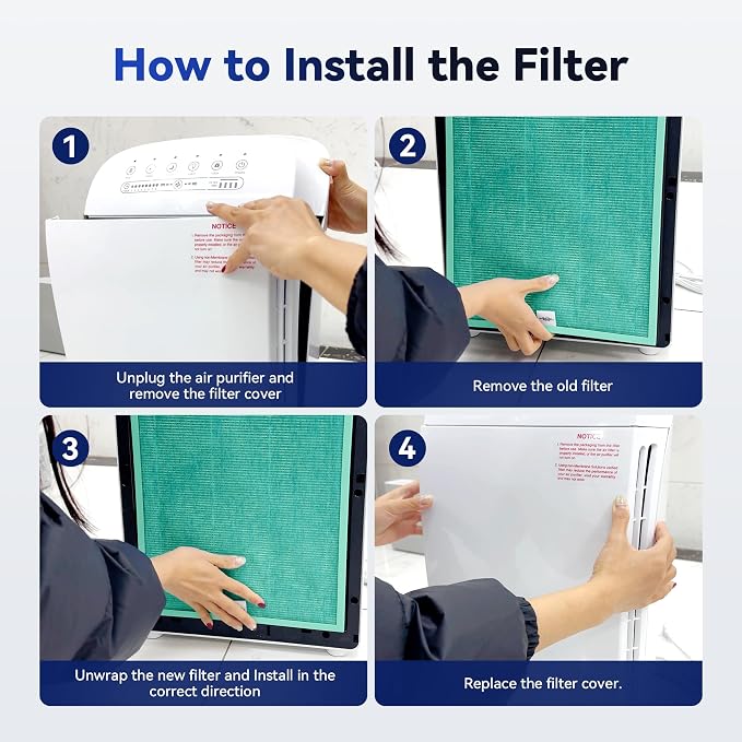 Membrane Solutions MSA3/MSA3S Genuine Pet Odor Removal Air Purifier Filter - Image 7