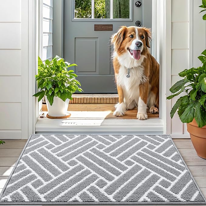 OLANLY Indoor Door Mat, 32x20 Inch, Dirt Resistant and Absorbent, Non-Slip - Image 6