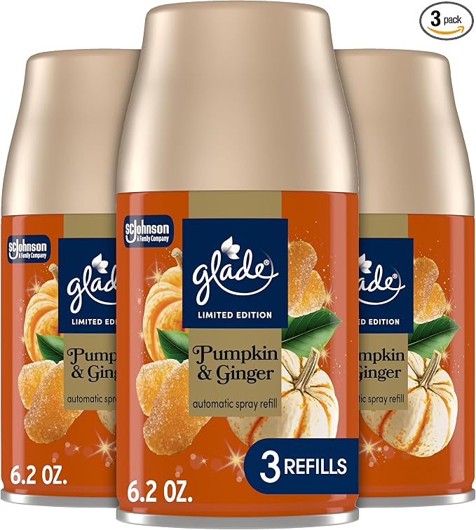 Glade Automatic Spray Refill, Pumpkin & Ginger, Scented Air Freshener by Glade