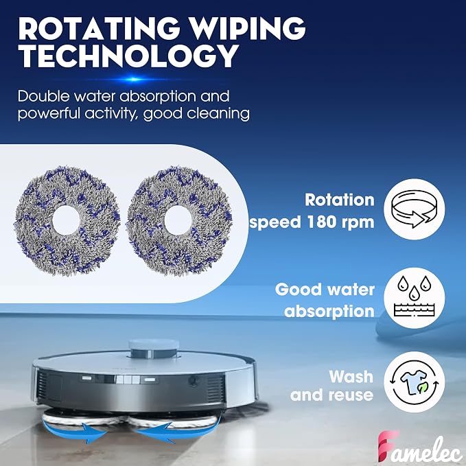 Upgrade Parts & Accessories for Ecovacs Deebot X1 Omni Robot Vacuum and Mop - Image 5