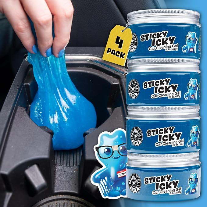 Chemical Guys Sticky Icky Car Cleaning Gel, and More, 4 Pack by ChemicalGuys