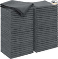 AIDEA Microfiber Cleaning Cloth Grey 50PK, Microfiber Towels by AIDEAHOME