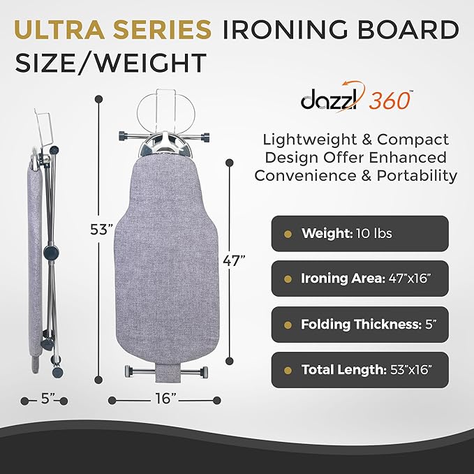 Dazzl 360° Dual-Sided Iron Board - Image 6