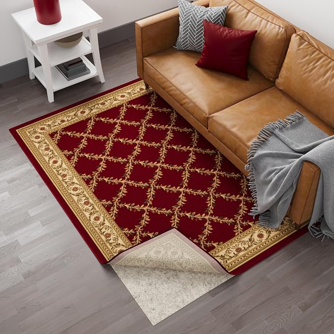 Ottomanson 2'7" x 6' Non-Slip Rug Pad Gripper 1/12 Inch Ultra Thin Dual Surface - Image 9