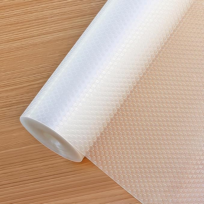 Shelf Liners 22 in x 20 ft EVA Drawer Mats, Non-Adhesive Cupboard Protector by Hersvin