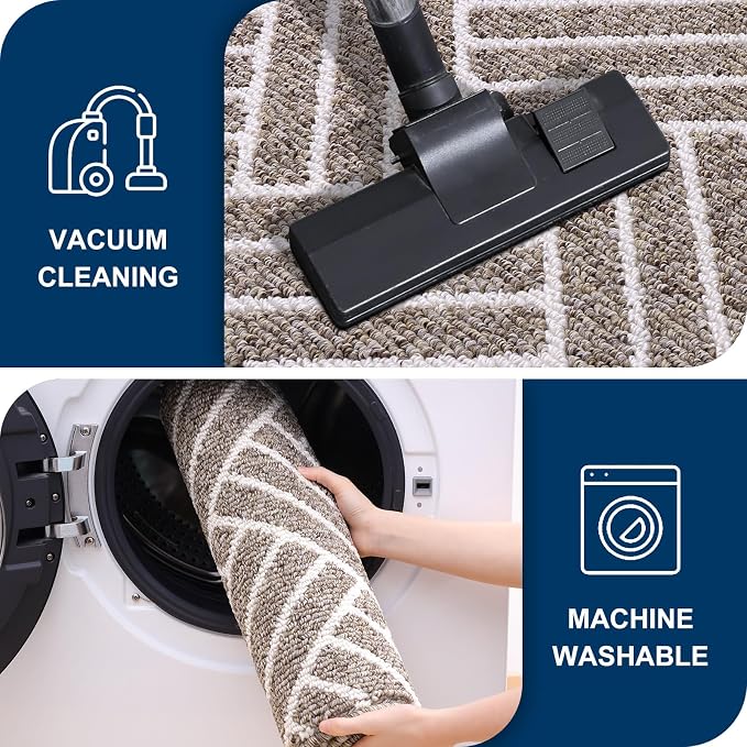 OLANLY Large Indoor Door Mat, 71x47 Inch, Dirt Resistant and Absorbent - Image 3