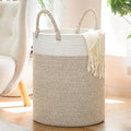 INDRESSME Tall Wicker Laundry Basket, Large Woven Clothes Hamper by INDRESSME