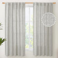 YoungsTex Linen Curtains 63 Inch Length by YoungsTex