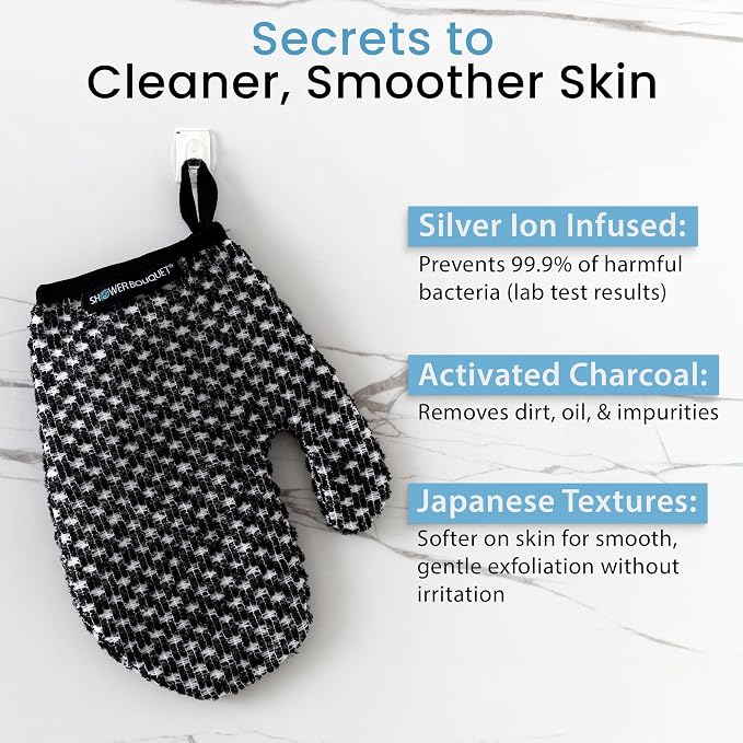 Japanese Exfoliating Mitt for Shower - Image 3