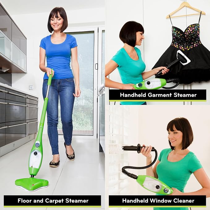 H2O X5 5-in-1 Multi-Purpose Steam Mop, Handheld Steam Cleaner, Adjustable Height - Image 5