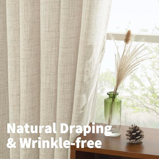 YoungsTex Linen Curtains 60 Inch Wide - Image 5