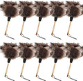 Ostrich Feather Duster 14" Natural Handheld Reusable Feathers Dusters by FeelFunFeather
