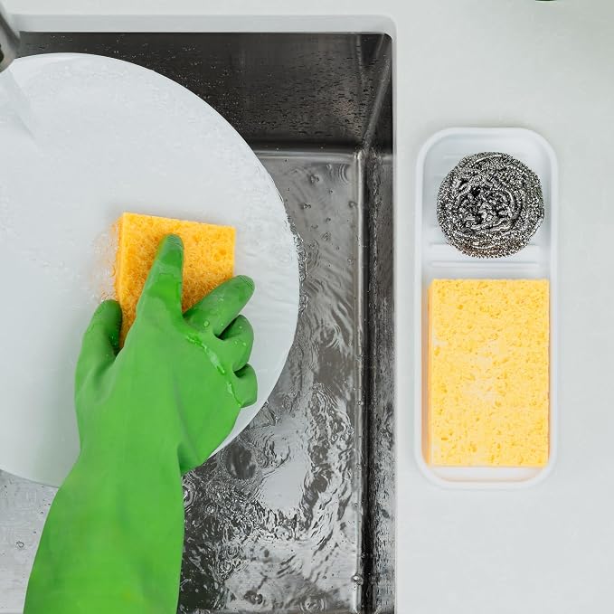 Zulay Kitchen Silicone Sponge Holder - Image 3