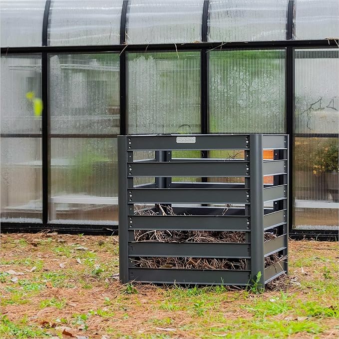 Vego Garden 32" Tall Modular Compost Bin 60" x 30" x 32" - Image 7