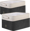 BALEINE 2 Pack Fabric Storage Bins by BALEINE