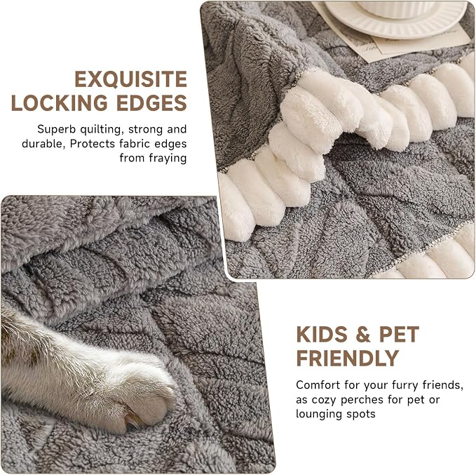 OTOB Couch Cover for Dogs Washable Pet Friendly, Non Slip Plush Funny Fuzzy - Image 4