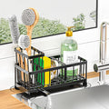 Black Sponge Holder for Kitchen Sink, Self-Draining Kitchen Sink Organizer by Unknown