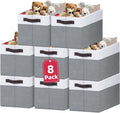 Criusia 8 Pack Closet Organizers and Storage Bins by Criusia