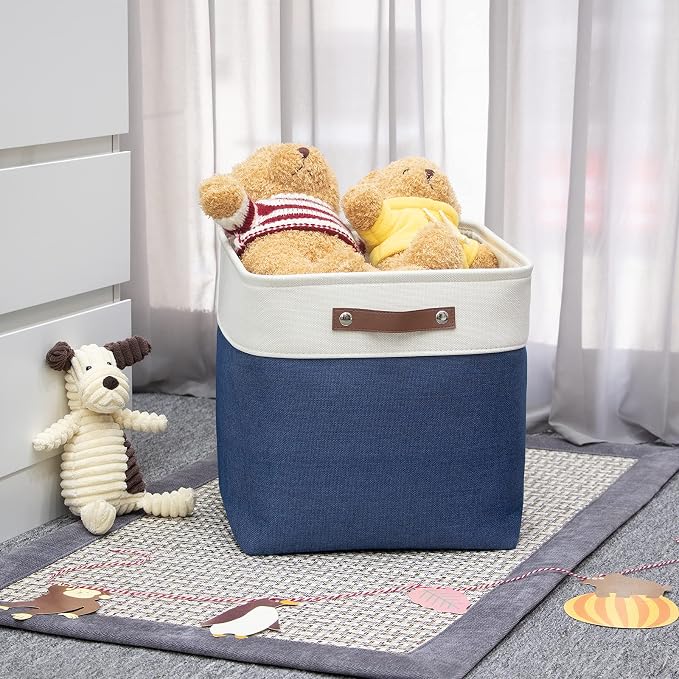 HNZIGE Baskets Fabric Storage Cubes Bins Baskets Storage Baskets Cube - Image 5